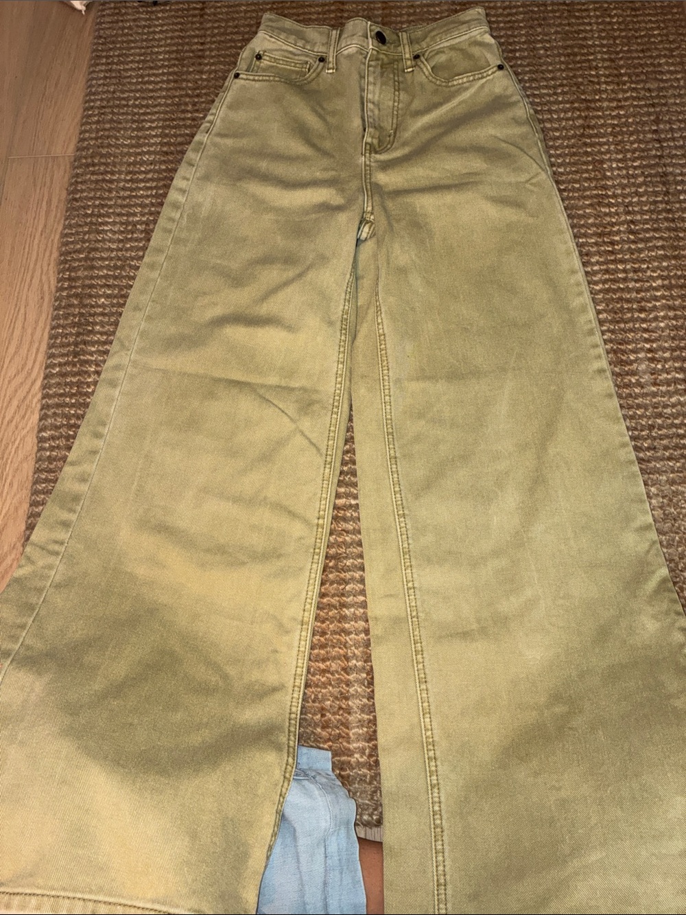 BDG Light Olive High-Rise Utility Pants